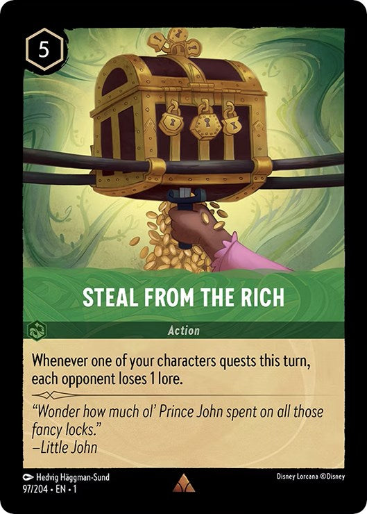 Steal From The Rich (97/204) [The First Chapter] Lorcana Single Disney | Red Claw Gaming