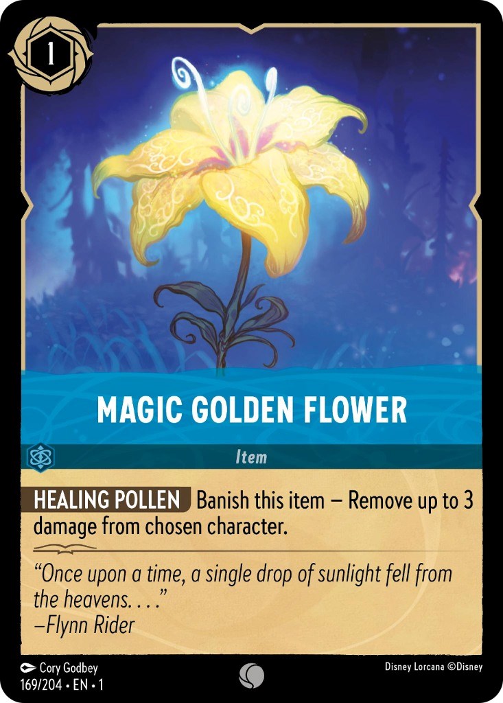 Magic Golden Flower (169/204) [The First Chapter] Lorcana Single Disney | Red Claw Gaming