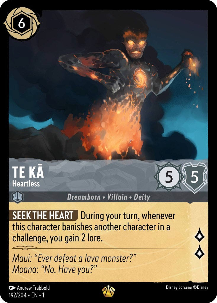 Te Ka - Heartless (192/204) [The First Chapter] Lorcana Single Disney | Red Claw Gaming