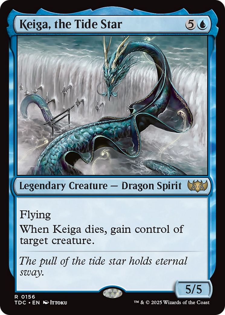 Keiga, the Tide Star [Tarkir: Dragonstorm Commander] MTG Single Magic: The Gathering | Red Claw Gaming