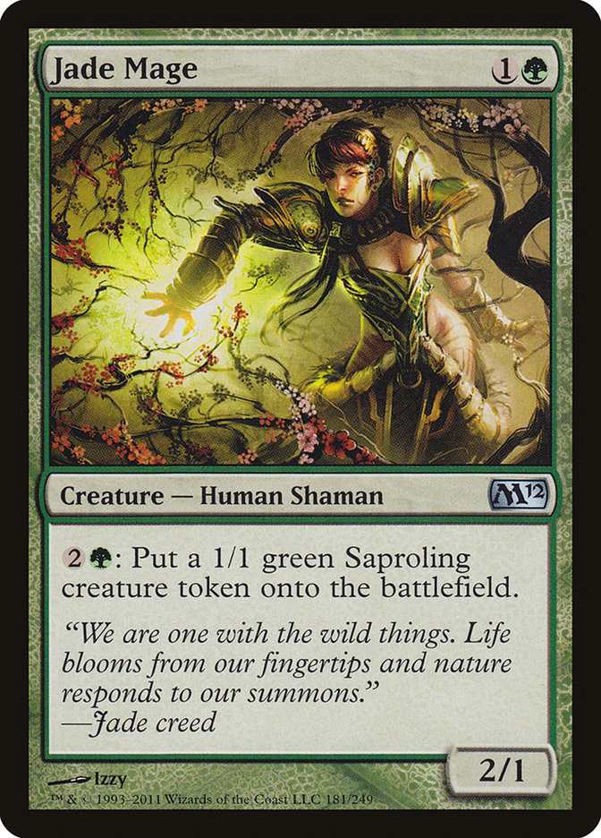 Jade Mage [Magic 2012] MTG Single Magic: The Gathering | Red Claw Gaming