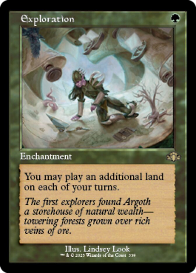 Exploration (Retro) [Dominaria Remastered] MTG Single Magic: The Gathering | Red Claw Gaming