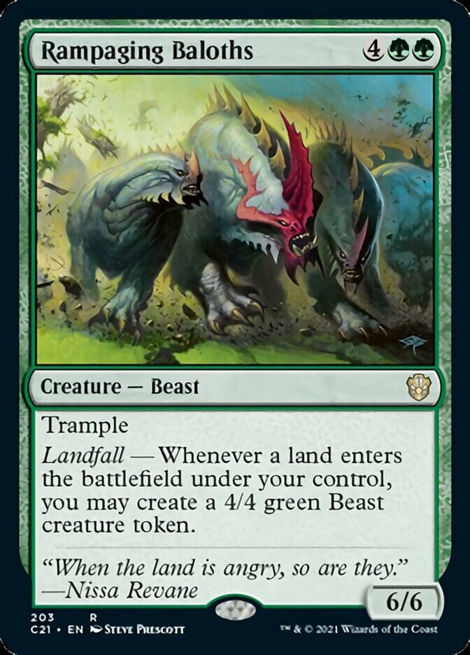 Rampaging Baloths [Commander 2021] MTG Single Magic: The Gathering | Red Claw Gaming