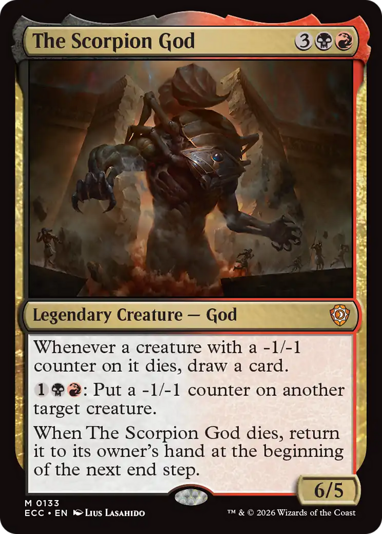 The Scorpion God [Lorwyn Eclipsed Commander] MTG Single Magic: The Gathering | Red Claw Gaming