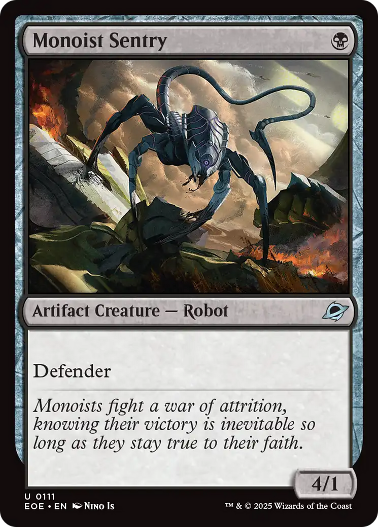 Monoist Sentry [Edge of Eternities] MTG Single Magic: The Gathering | Red Claw Gaming