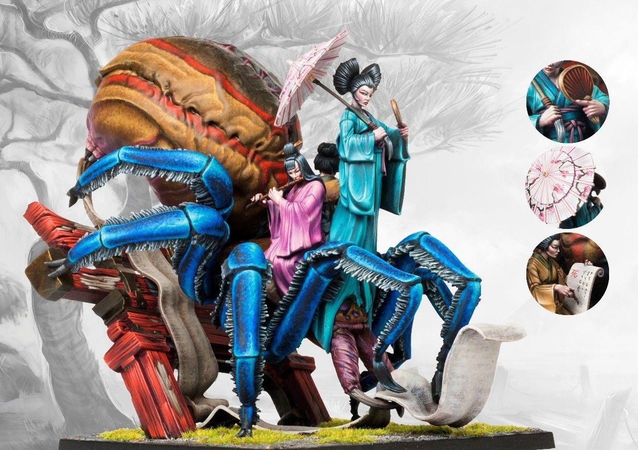 CONQUEST: YORONI JOROGUMO MAHOTSU Miniatures Universal DIstribution | Red Claw Gaming