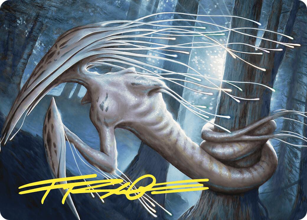 Manaweft Sliver Art Card (Gold-Stamped Signature) [Commander Masters Art Series] MTG Single Magic: The Gathering | Red Claw Gaming