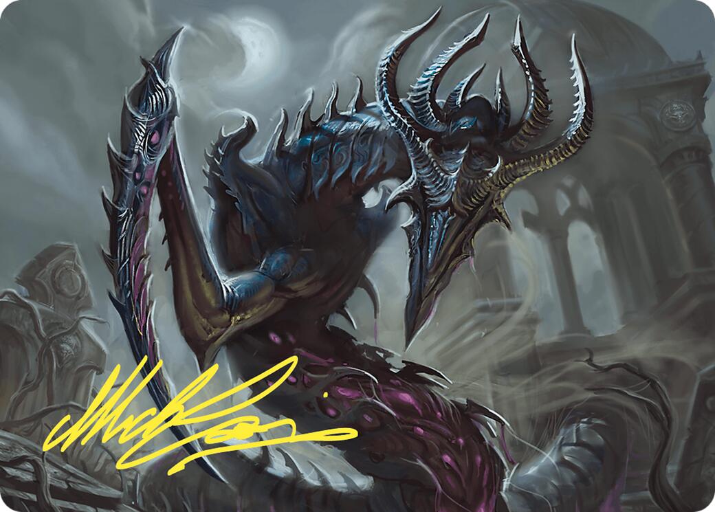 Crypt Sliver Art Card (Gold-Stamped Signature) [Commander Masters Art Series] MTG Single Magic: The Gathering | Red Claw Gaming