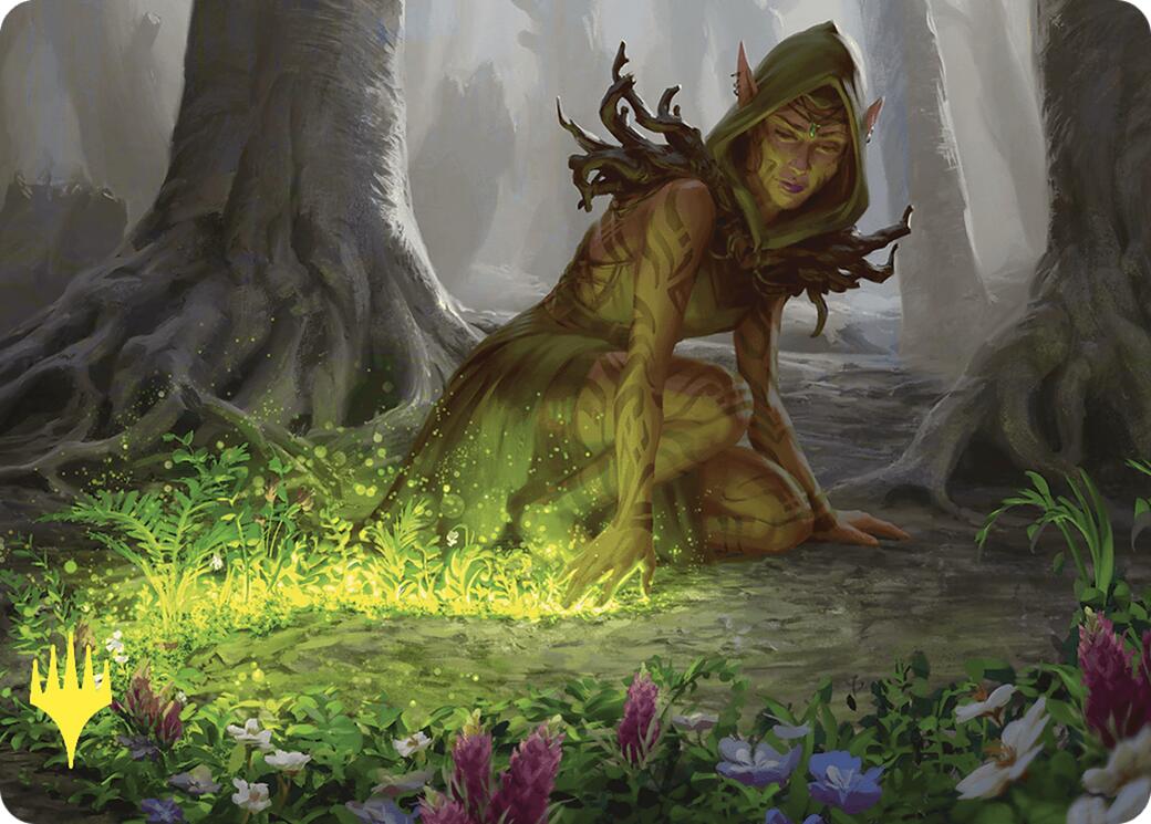 Skyshroud Claim Art Card (Gold-Stamped) [Commander Masters Art Series] MTG Single Magic: The Gathering | Red Claw Gaming