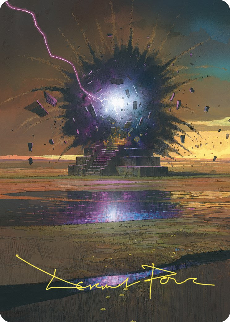 Return to Dust Art Card (Gold-Stamped Signature) [Commander Masters Art Series] MTG Single Magic: The Gathering | Red Claw Gaming