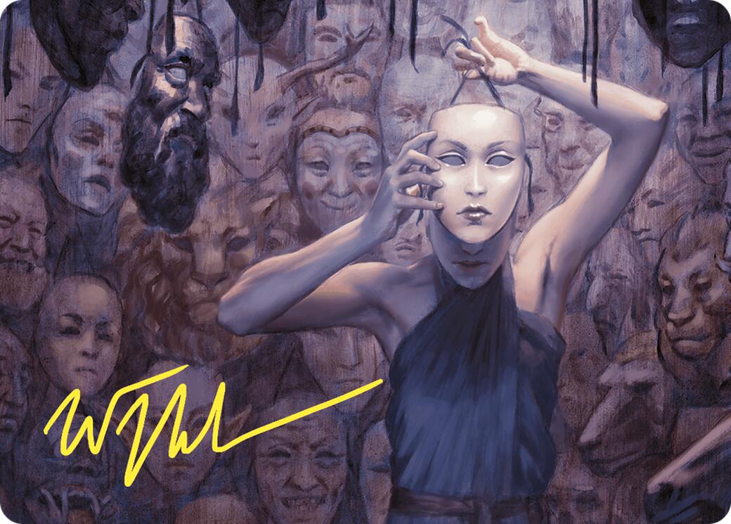 Body Double Art Card (Gold-Stamped Signature) [Commander Masters Art Series] MTG Single Magic: The Gathering | Red Claw Gaming