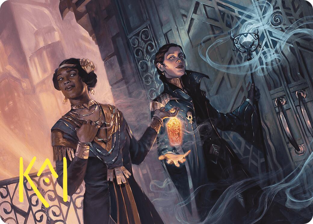 Bribery Art Card (Gold-Stamped Signature) [Commander Masters Art Series] MTG Single Magic: The Gathering | Red Claw Gaming