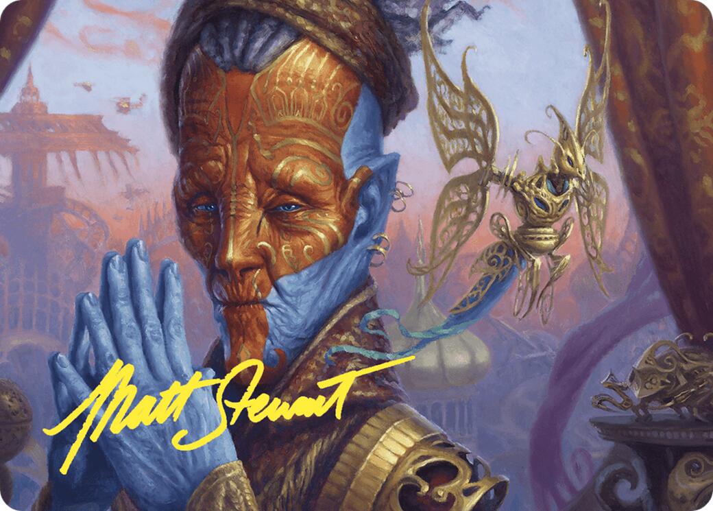 Padeem, Consul of Innovation Art Card (Gold-Stamped Signature) [Commander Masters Art Series] MTG Single Magic: The Gathering | Red Claw Gaming