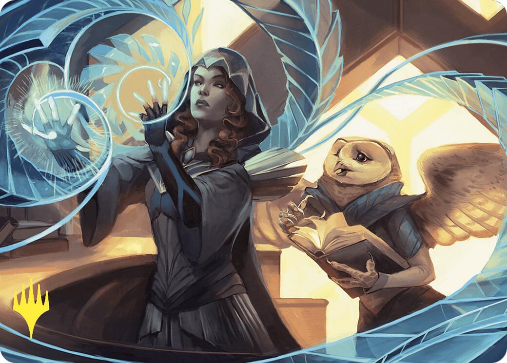 Personal Tutor Art Card (Gold-Stamped) [Commander Masters Art Series] MTG Single Magic: The Gathering | Red Claw Gaming