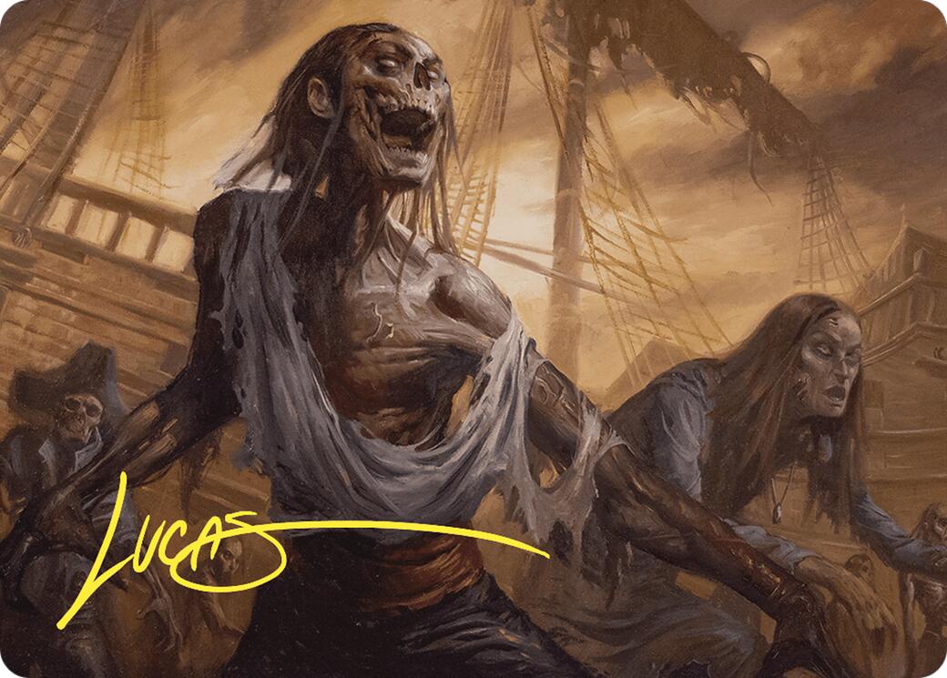 Rise from the Tides Art Card (Gold-Stamped Signature) [Commander Masters Art Series] MTG Single Magic: The Gathering | Red Claw Gaming