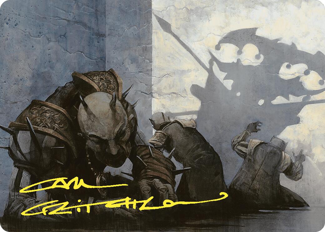 Decree of Pain Art Card (Gold-Stamped Signature) [Commander Masters Art Series] MTG Single Magic: The Gathering | Red Claw Gaming
