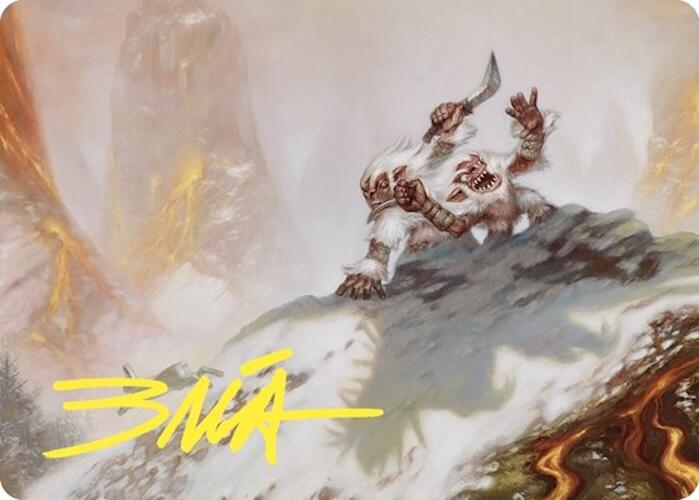 Dragon Fodder Art Card (Gold-Stamped Signature) [Commander Masters Art Series] MTG Single Magic: The Gathering | Red Claw Gaming