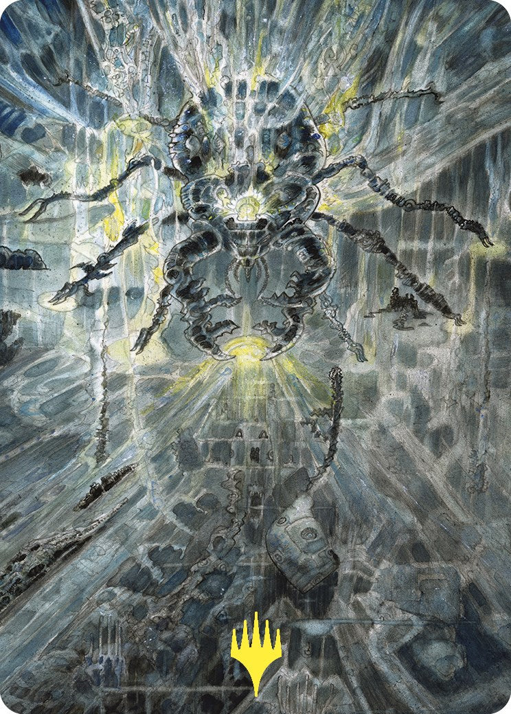 Darksteel Mutation Art Card (Gold-Stamped) [Commander Masters Art Series] MTG Single Magic: The Gathering | Red Claw Gaming