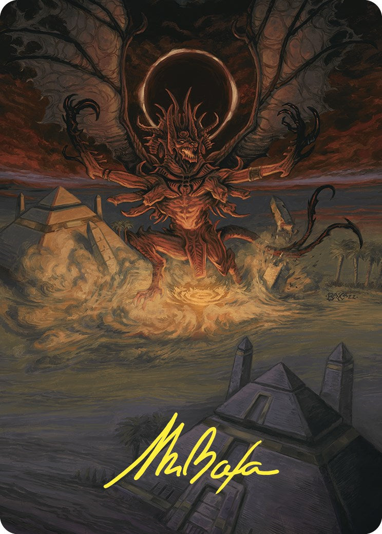 Dread Return Art Card (Gold-Stamped Signature) [Commander Masters Art Series] MTG Single Magic: The Gathering | Red Claw Gaming