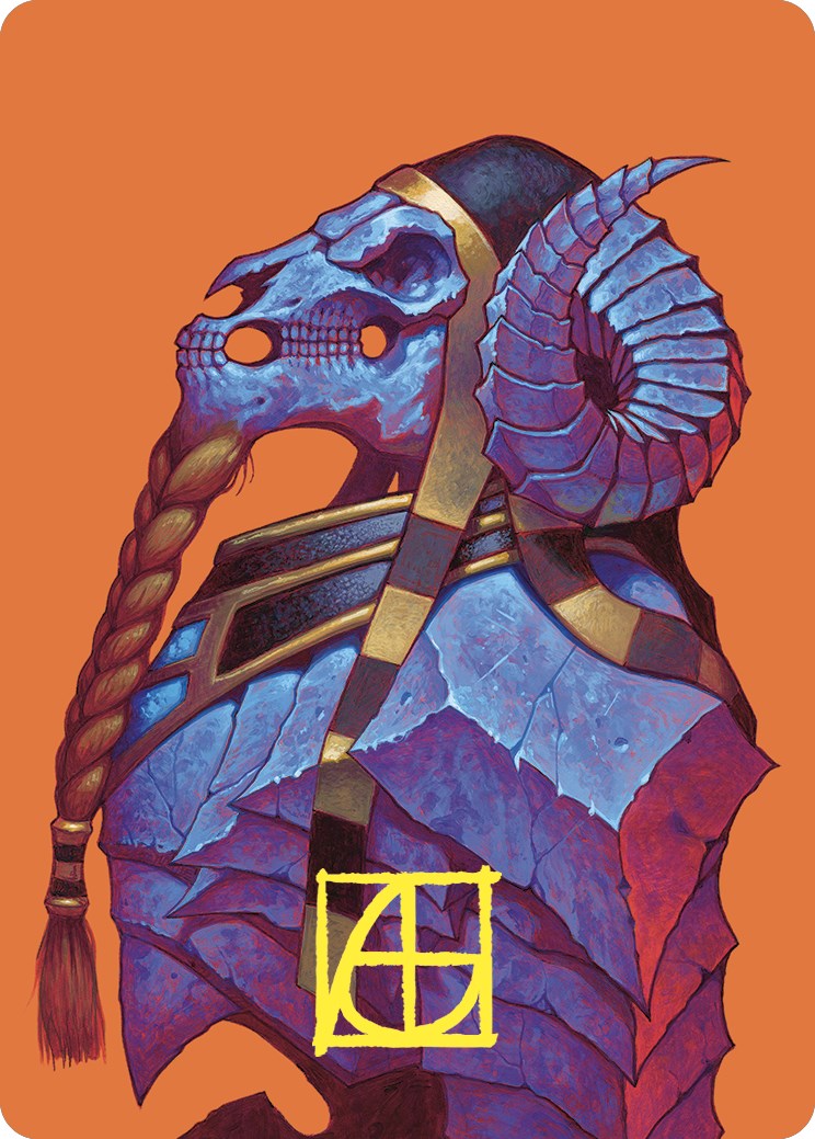 Neheb, the Eternal Art Card (Gold-Stamped Signature) [Commander Masters Art Series] MTG Single Magic: The Gathering | Red Claw Gaming