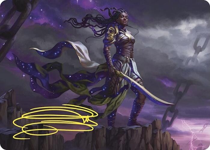 Anikthea, Hand of Erebos Art Card (Gold-Stamped Signature) [Commander Masters Art Series] MTG Single Magic: The Gathering | Red Claw Gaming