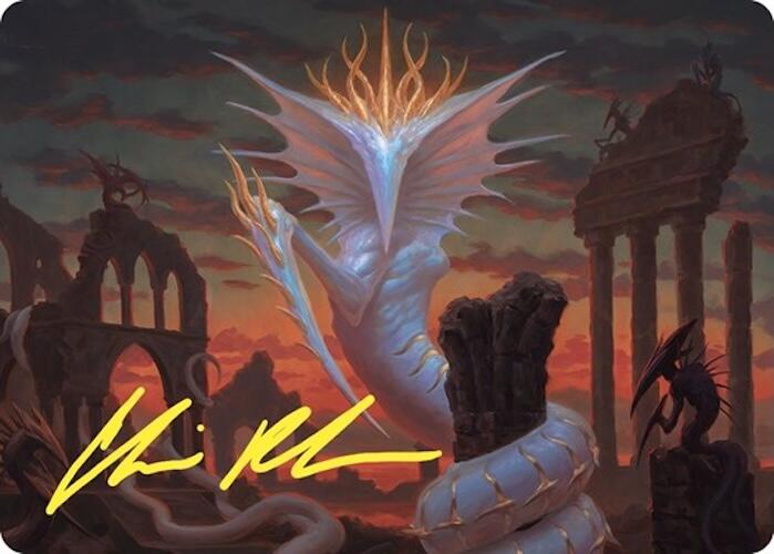 Sliver Gravemother Art Card (Gold-Stamped Signature) [Commander Masters Art Series] MTG Single Magic: The Gathering | Red Claw Gaming