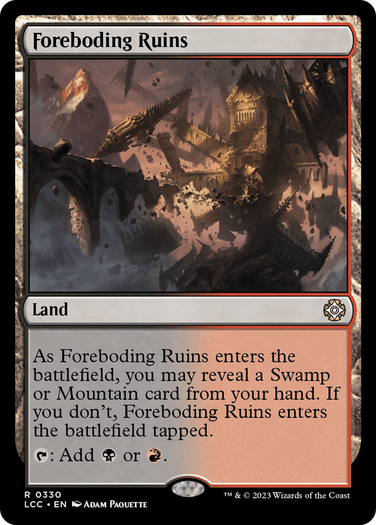 Foreboding Ruins [The Lost Caverns of Ixalan Commander] MTG Single Magic: The Gathering | Red Claw Gaming