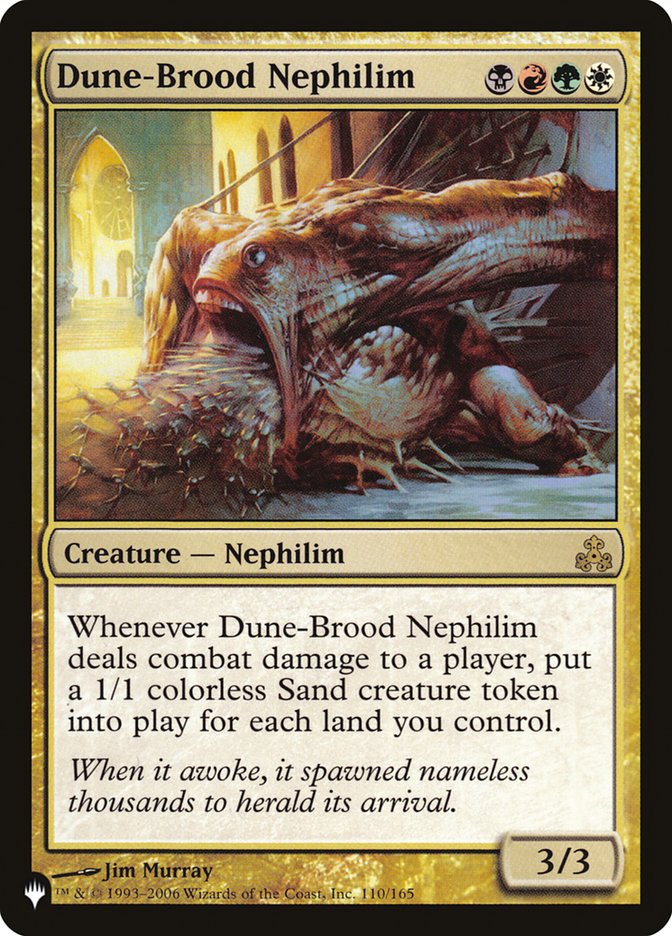 Dune-Brood Nephilim [The List] MTG Single Magic: The Gathering    | Red Claw Gaming