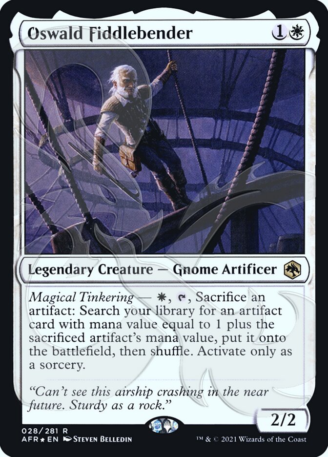 Oswald Fiddlebender (Ampersand Promo) [Dungeons & Dragons: Adventures in the Forgotten Realms Promos] MTG Single Magic: The Gathering | Red Claw Gaming