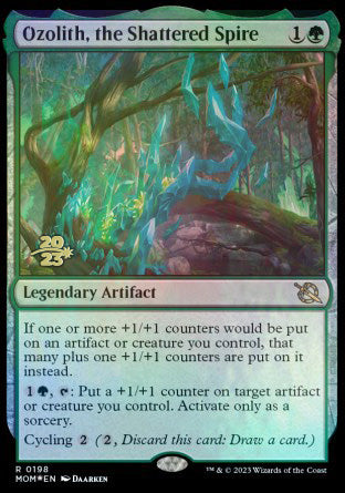 Ozolith, the Shattered Spire [March of the Machine Prerelease Promos] MTG Single Magic: The Gathering    | Red Claw Gaming