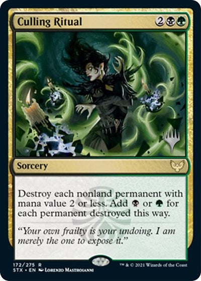 Culling Ritual (Promo Pack) [Strixhaven: School of Mages Promos] MTG Single Magic: The Gathering | Red Claw Gaming