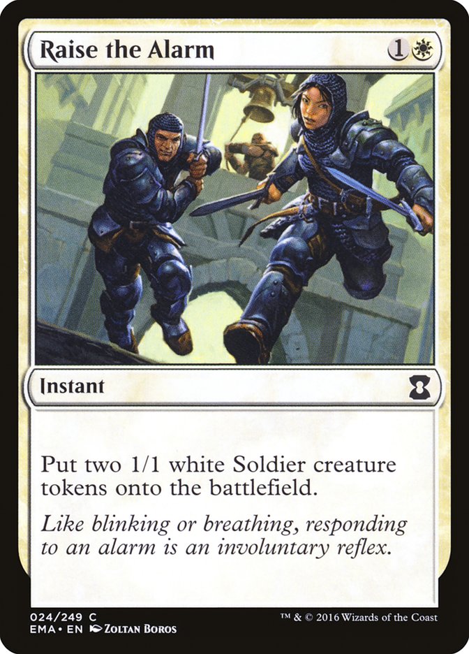 Raise the Alarm [Eternal Masters] MTG Single Magic: The Gathering | Red Claw Gaming
