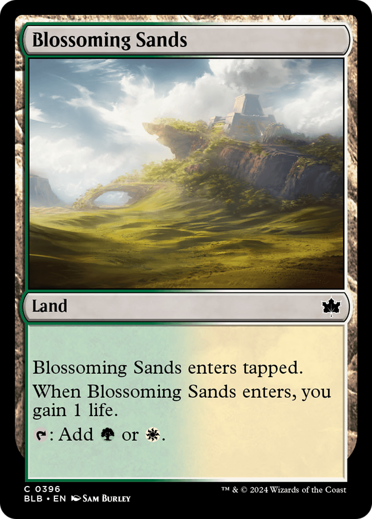 Blossoming Sands [Bloomburrow] MTG Single Magic: The Gathering    | Red Claw Gaming