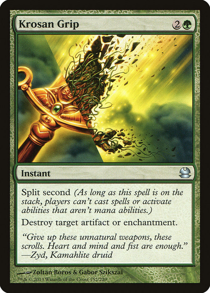 Krosan Grip [Modern Masters] MTG Single Magic: The Gathering | Red Claw Gaming