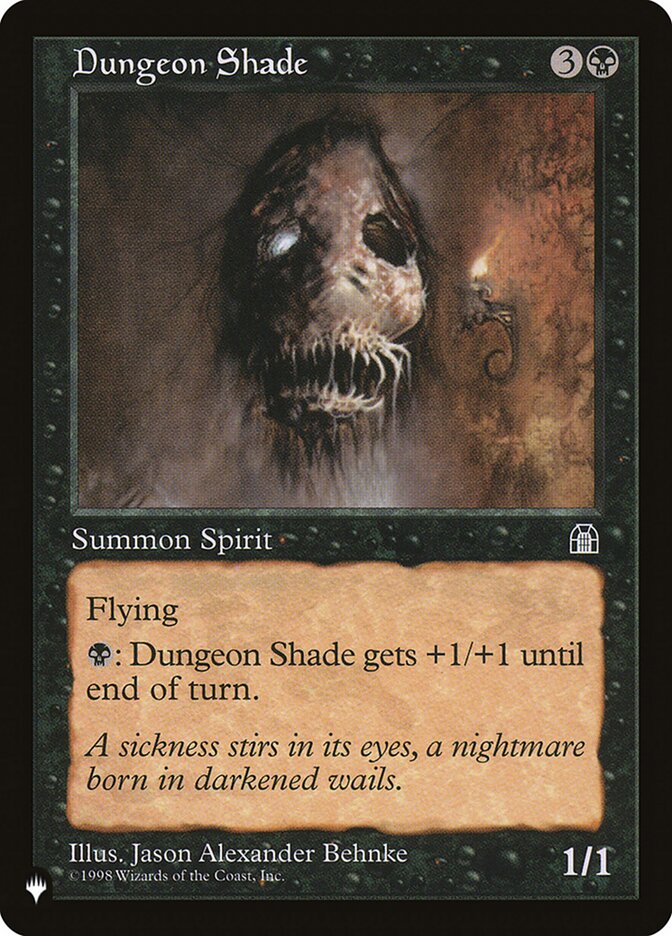 Dungeon Shade [The List] MTG Single Magic: The Gathering    | Red Claw Gaming