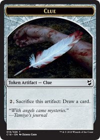 Clue // Construct (021) Double-Sided Token [Commander 2018 Tokens] MTG Single Magic: The Gathering | Red Claw Gaming