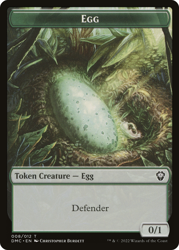 Treasure // Egg Double-Sided Token [Secret Lair Drop Series] MTG Single Magic: The Gathering | Red Claw Gaming