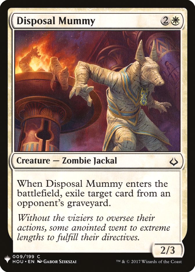 Disposal Mummy [Mystery Booster] MTG Single Magic: The Gathering    | Red Claw Gaming