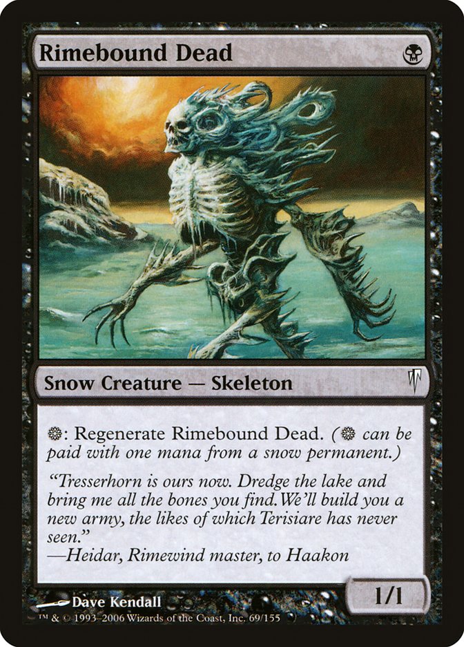 Rimebound Dead [Coldsnap] MTG Single Magic: The Gathering | Red Claw Gaming