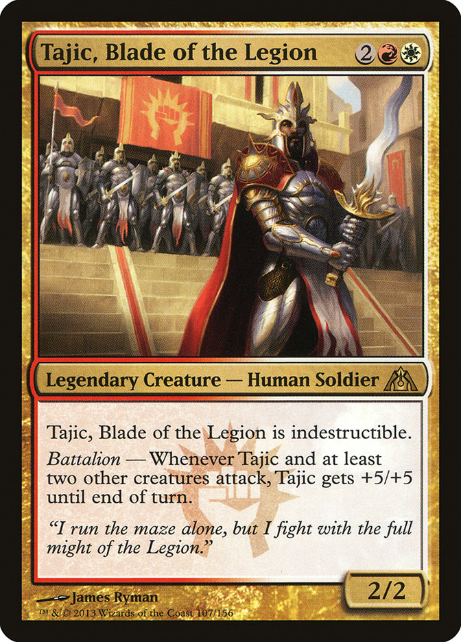 Tajic, Blade of the Legion [Dragon's Maze] MTG Single Magic: The Gathering | Red Claw Gaming