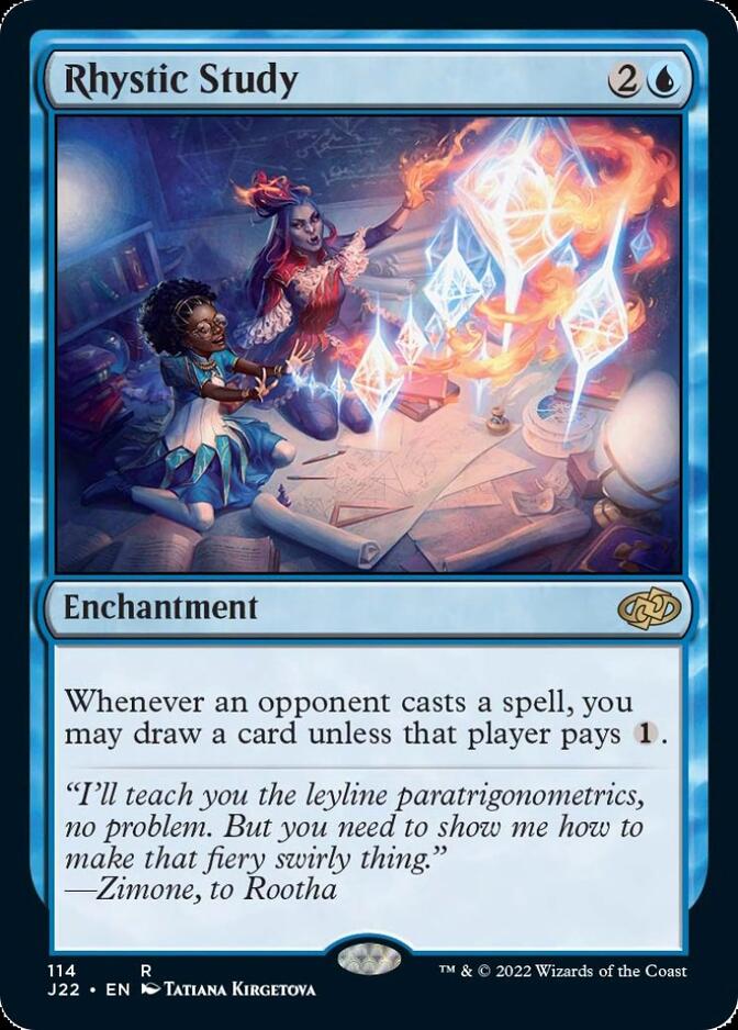 Rhystic Study [Jumpstart 2022] MTG Single Magic: The Gathering | Red Claw Gaming