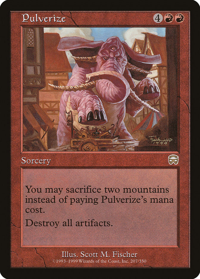 Pulverize [Mercadian Masques] MTG Single Magic: The Gathering | Red Claw Gaming