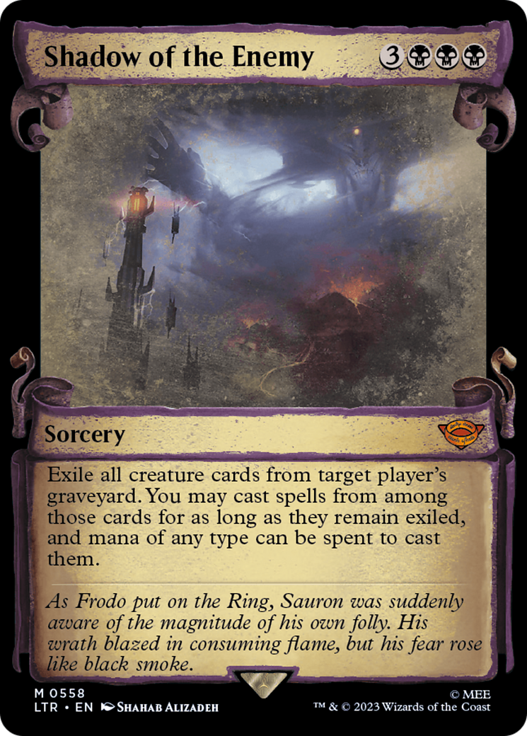 Shadow of the Enemy [The Lord of the Rings: Tales of Middle-Earth Showcase Scrolls] MTG Single Magic: The Gathering | Red Claw Gaming