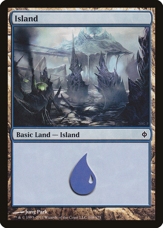 Island (168) [New Phyrexia] MTG Single Magic: The Gathering | Red Claw Gaming
