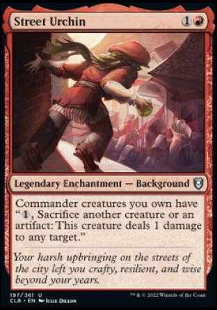 Street Urchin [Commander Legends: Battle for Baldur's Gate] MTG Single Magic: The Gathering | Red Claw Gaming
