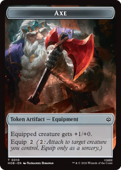 Bird Soldier // Axe Double-Sided Token [The Hobbit Tokens] | Red Claw Gaming