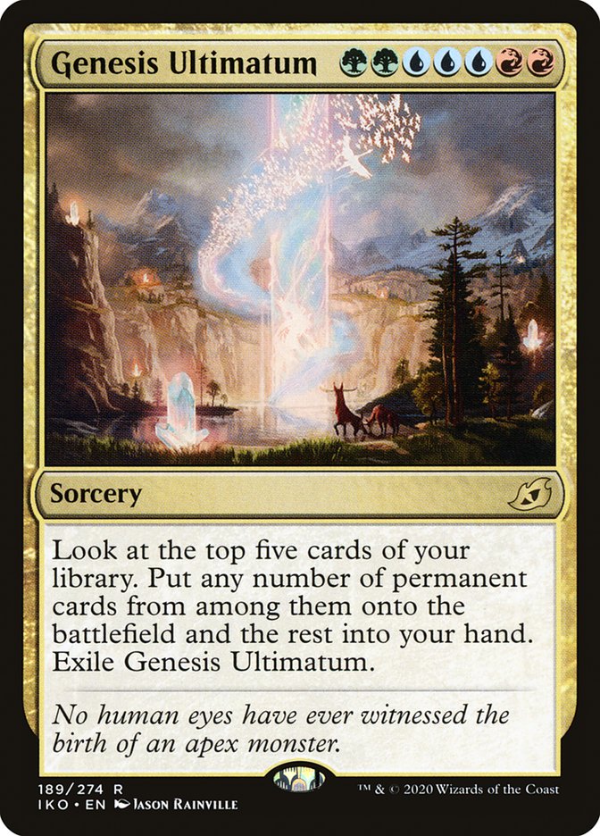 Genesis Ultimatum [Ikoria: Lair of Behemoths] MTG Single Magic: The Gathering | Red Claw Gaming