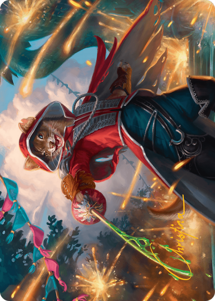 The Infamous Cruelclaw Art Card (Gold-Stamped Signature) [Bloomburrow Art Series] MTG Single Magic: The Gathering    | Red Claw Gaming