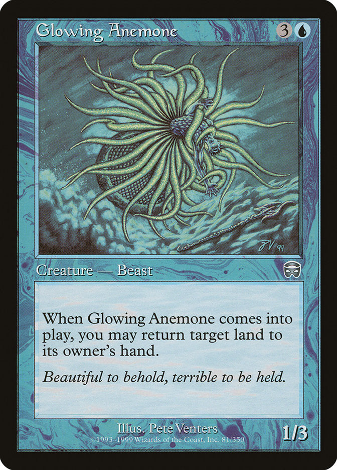 Glowing Anemone [Mercadian Masques] MTG Single Magic: The Gathering | Red Claw Gaming