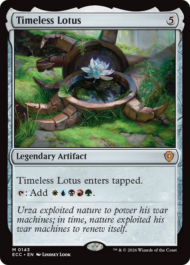 Timeless Lotus [Lorwyn Eclipsed Commander] MTG Single Magic: The Gathering | Red Claw Gaming